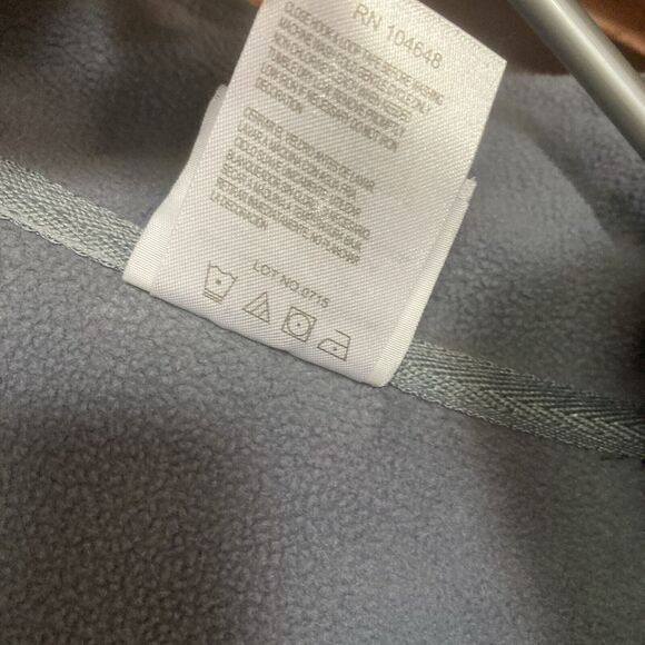 NHL Full Zip Softshell Coyotes Front Back Embroidered Track Jacket Size S Grey - Picture 6 of 10